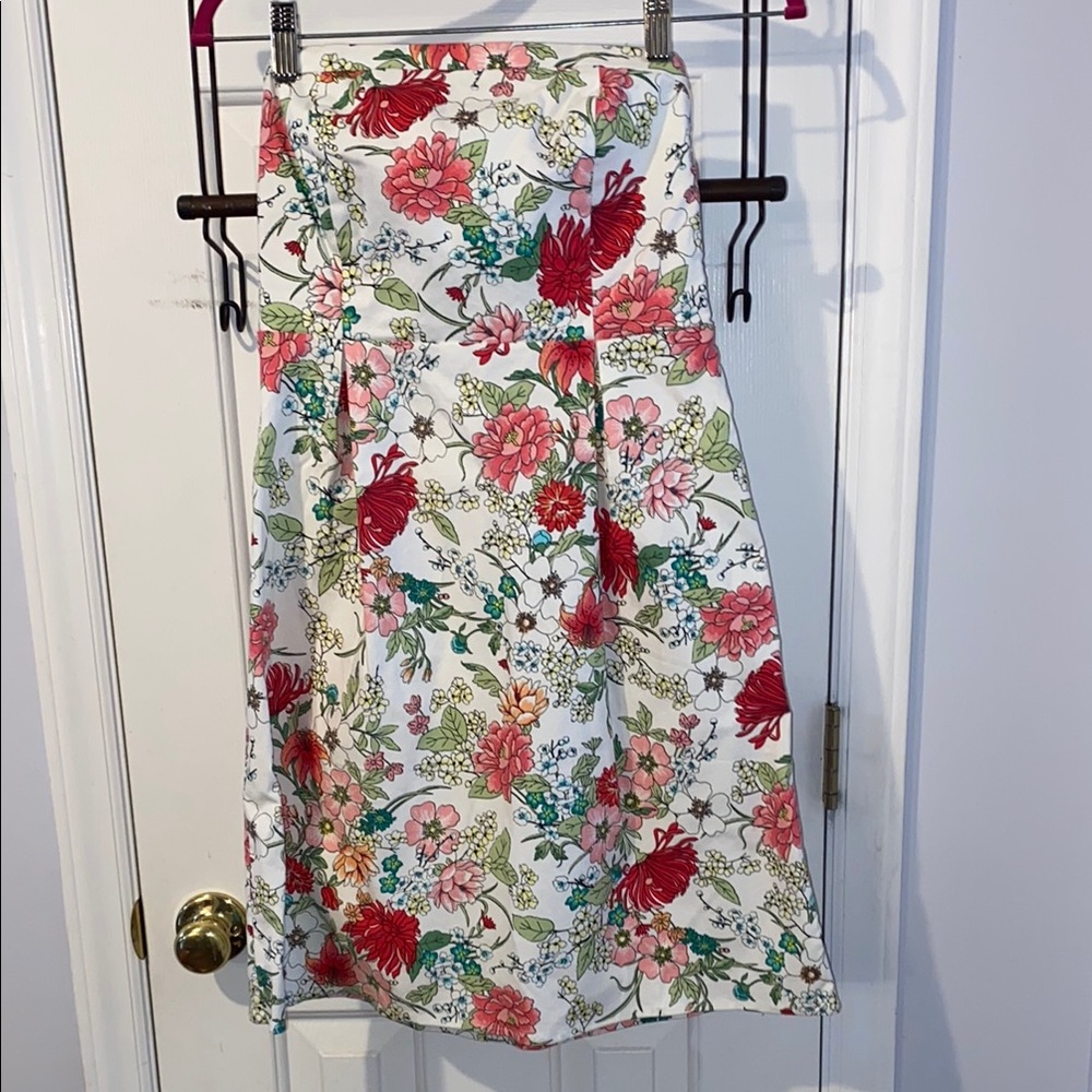 Old Navy strapless floral dress sz. 4, NWT